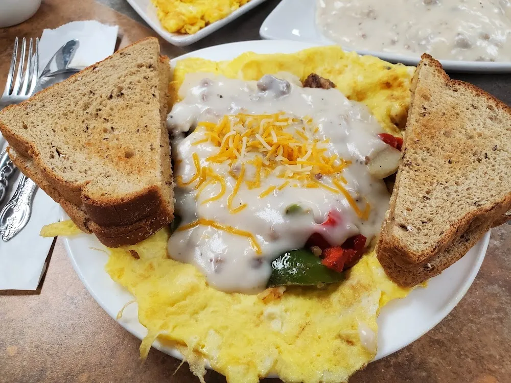Open Faced Omelet